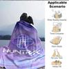 1Pc Huntrax Cosmic Dance Flannel Blanket, Soft And Comfortable, Casual Warm, Camping Travel, Christmas, Halloween Xmas Gift L1392