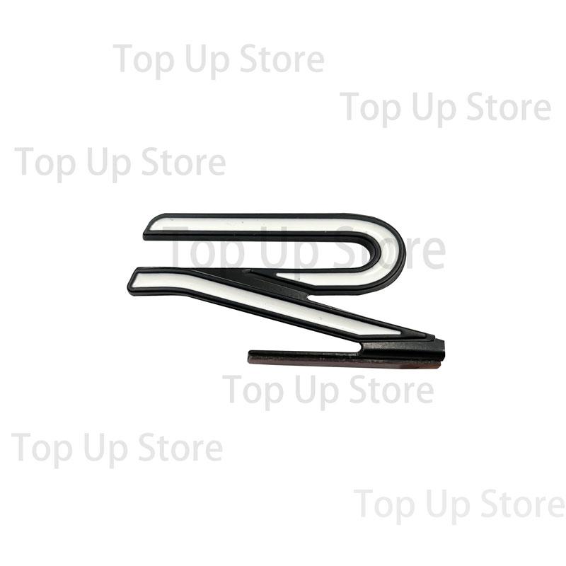 1 шт. 3D Металлическая эмблема с логотипом R, наклейка-значок на решетку радиатора автомобиля для VW CC Rline Polo Golf MK8 Touareg Passat Magotan Аксессуары