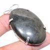 Silver Sheen Obsidian 925 Sterling Silver Jewelry Pendant 2.13" P0Z66