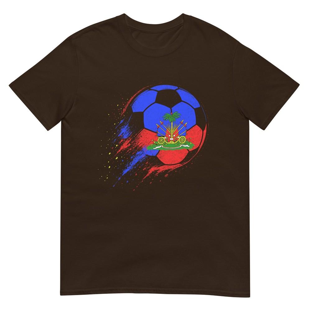 Haiti Ball Haitian Flag Pride Goal Player TShirt