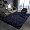 Привлекательный 3D Геометрический Ковер Большой Напольный Коврик для Спальни и Игровой Комнаты Современный Нескользящий Коврик для Модного Домашнего Декора Подарок