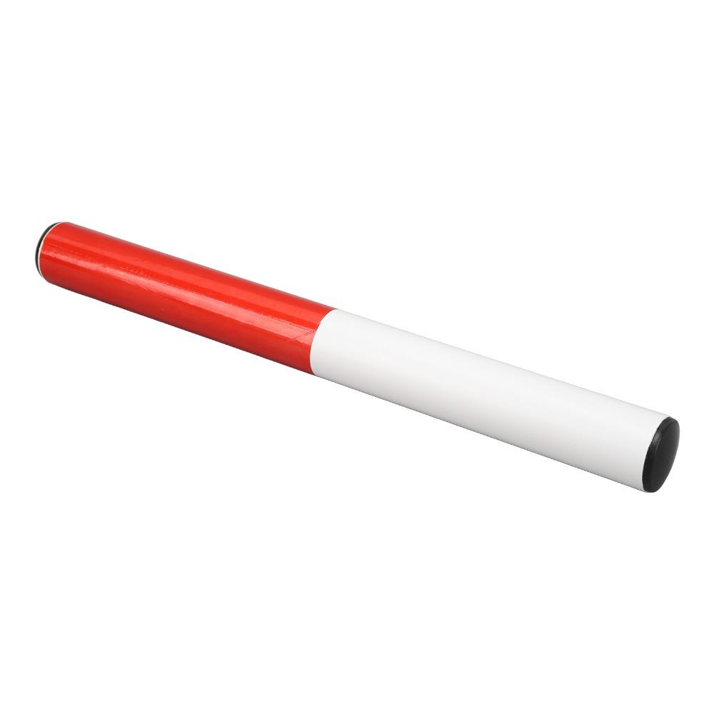 4PCS PVC Relay Baton Red and White Track and Field Baton Sports Running Baton  Field Race