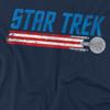 STAR TREK Mens Enterprise Americana T-Shirt