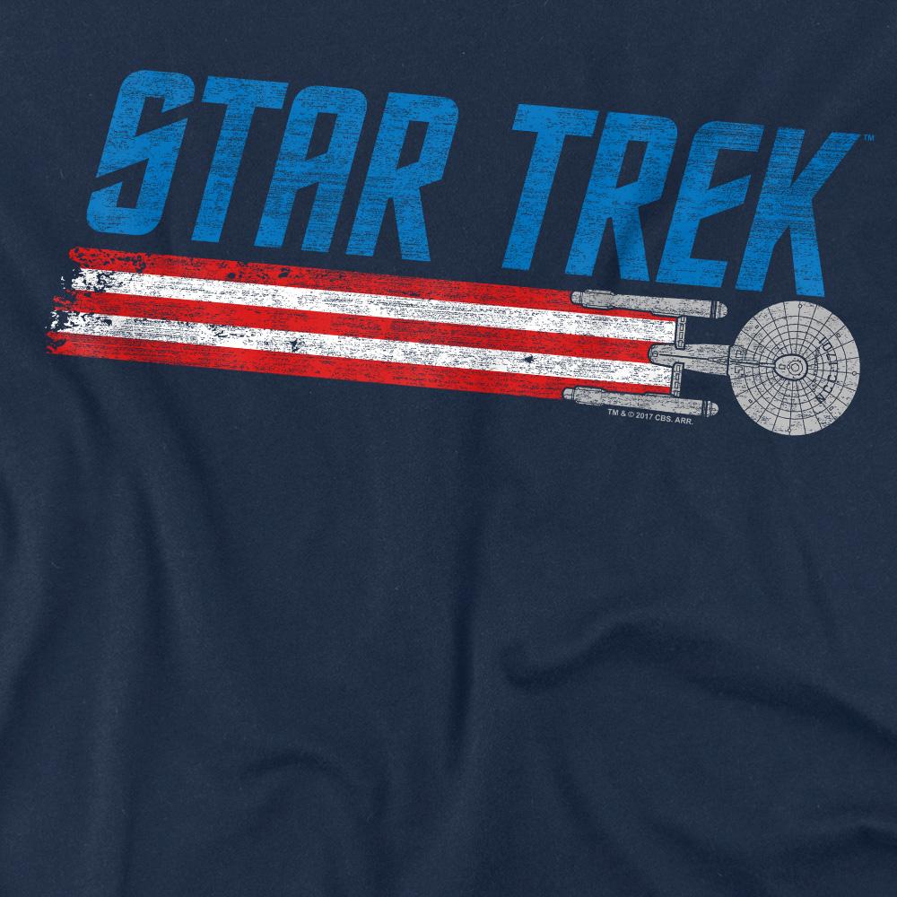 STAR TREK Mens Enterprise Americana T-Shirt