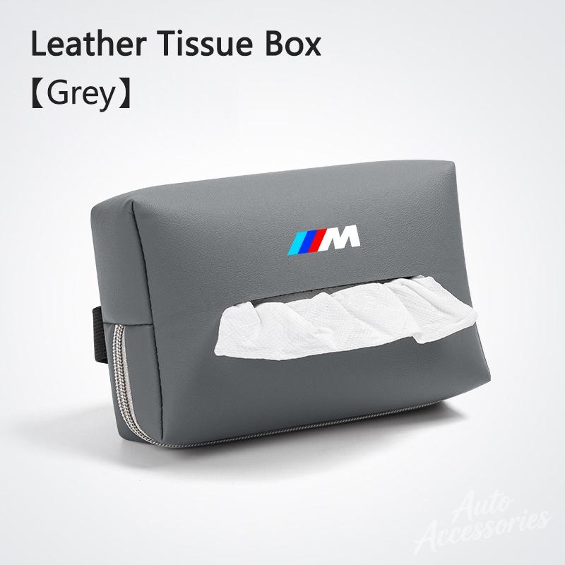 Car Tissue Box Car Seat Back Holder Tissue Paper Organizer For BMW M Power X1 X3 X4 X5 E46 E90 F20 E60 E39 F10 M1 M2 M3 Sticker wzjh87
