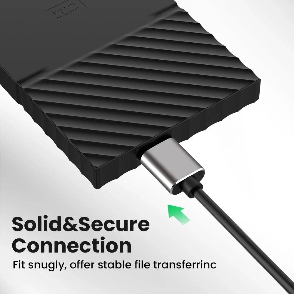 External Hard Drive Cable USB 3.0 Type C To Micro B Male Adapter For Toshiba Seagate WD Lenovo PC Laptop HDD Disk Data Sync Cord