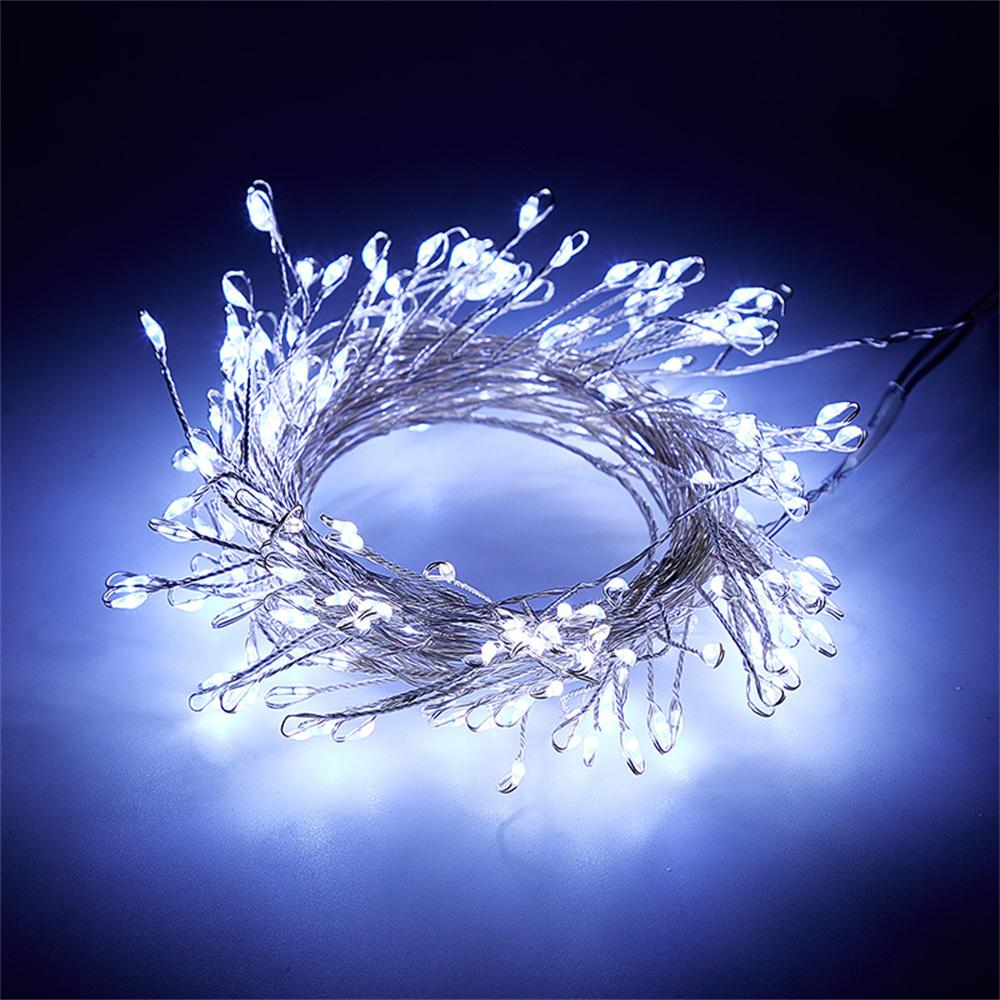 24M 48M фейерверк гирлянда уличная рождественская гирлянда медная проволока гирлянда водонепроницаемый кластер гирлянда