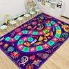 Snakes and Ladders Game Pattern Carpet Non-slip Home Living Room Sofa Area Rug Children's Early Education Institutions Floor Mat