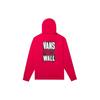 Vans Logo Print Hoodie Men Tops Red VN0A4ML3IZQ