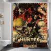 Аниме Hunter X Hunter Классические Фильмы 1 шт. Печатная Шторка для Душа Водонепроницаемая Стираемая С 12 Крючками Ванная Комната Душ Домашнее Использование
