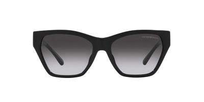 Солнцезащитные очки Emporio Armani EA4203U Глянцевый черный Дымчатая линза 55 Оправа/Градиент