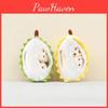Plush Yellow Durian Doll Keyring With Pp Cotton Filling For Accessories Bag