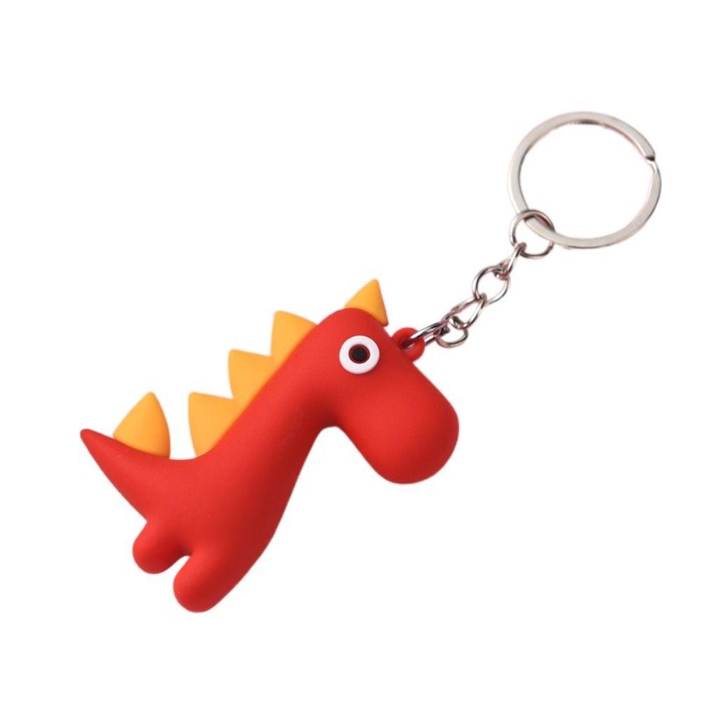 Multi-function Dinosaur Key Holders Multicolor Key Chain Creative Animal Cartoon Key Ring Women