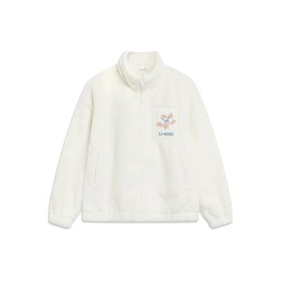 Серия «Китайская культура» с вышитым узором, бархатное короткое пальто из искусственного меха, женская верхняя одежда, молочно-белый AJDT544-3