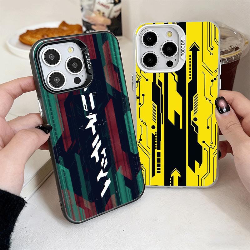 Cyberpunk Aesthetics Shockproof Phone Case for iPhone 17 Air 16 16E 15 Pro Max 14 Plus 13 Mini 12 Back Cover Anti Fall Fundas