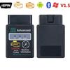 Мини-сканер OBD2 ELM327 V1.5 Bluetooth для диагностики неисправностей автомобиля, считыватель кодов ошибок для Android, Windows, iOS