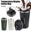 Car Thermos Mug Thermo Cafe Coffee Mug Temperature Display 510ML for Tea Water Coffee Leak_Proof Travel Thermo Cup Stainless Steel