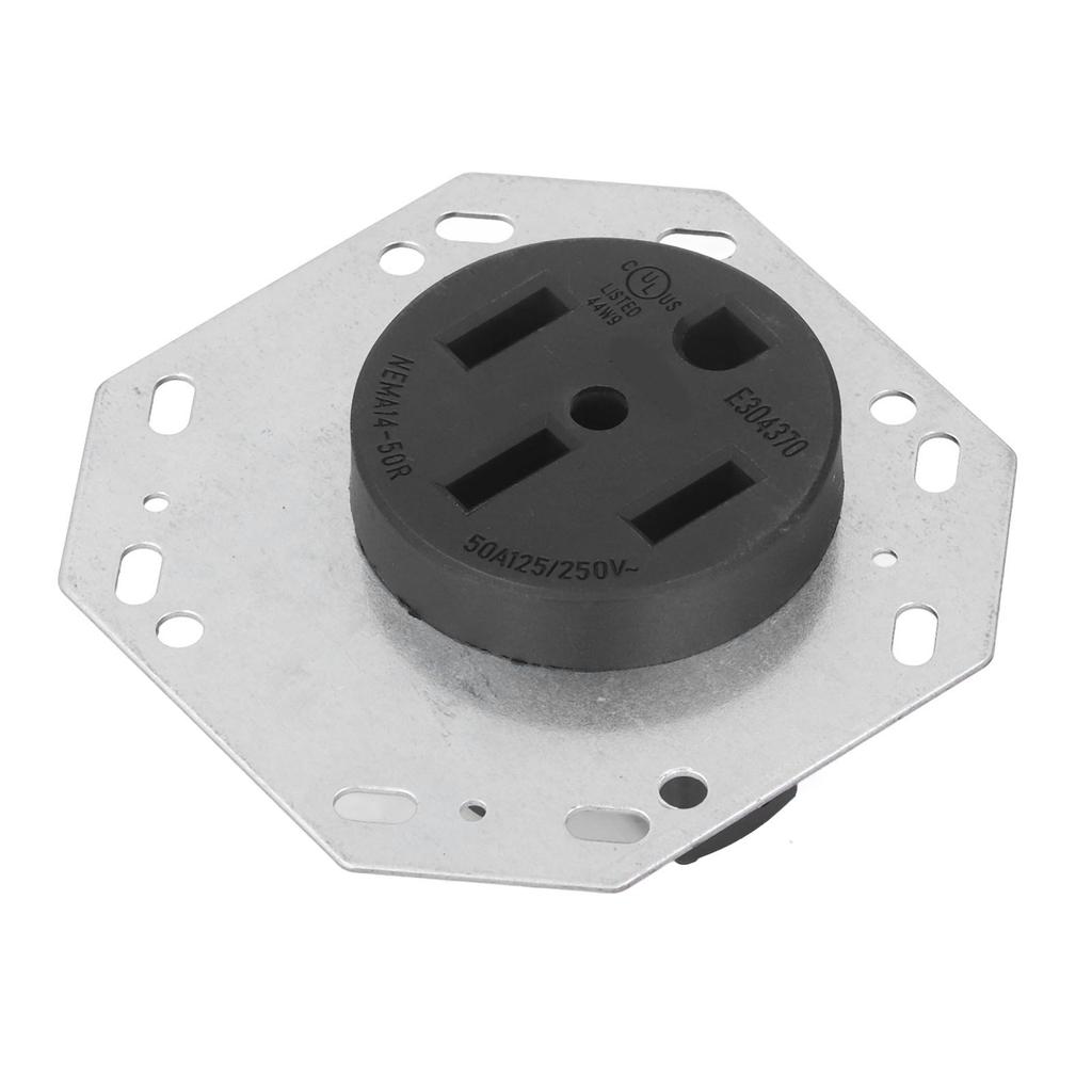 Розетка NEMA L14‑50R, прямая промышленная розетка стандарта США, 50 А, 125/250 В