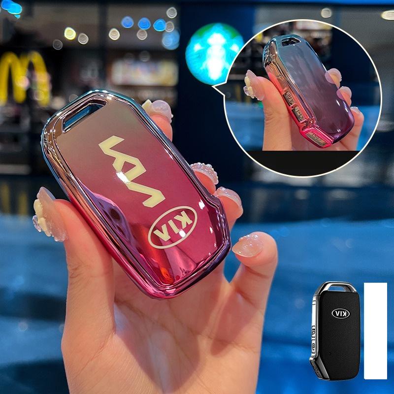 UTSZ3 Car Remote Key Case Accessories for Kia KN GT Line Cerato Forte Seltos K3 K5 Sportage R Stinger Sorento Ceed Niro Soul Telluride