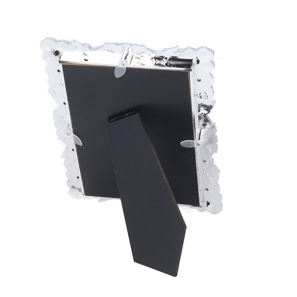 6in Desktop Photo Frame Plastic Family Photo Frame Modern Decorative Photo Frame For Bedroom