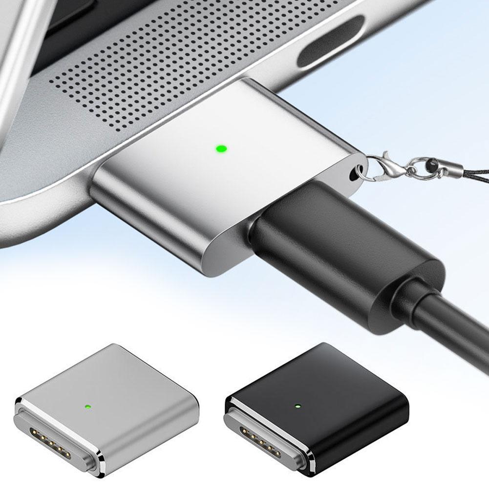 USB Type-C на MagSafe Магнитный кабель-преобразователь для зарядки Ноутбука для MacBook Pro для Air 100 Вт МАКС. для M1/M2/M3/M4