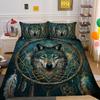 Пододеяльники с принтом волка из микрофибры, односпальный комплект постельного белья, детский мягкий высококачественный домашний комплект постельного белья