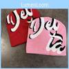 Knitted Hat For Men Women With Letter Jacquard Acrylic Warmth For Winter And Fall Comfort