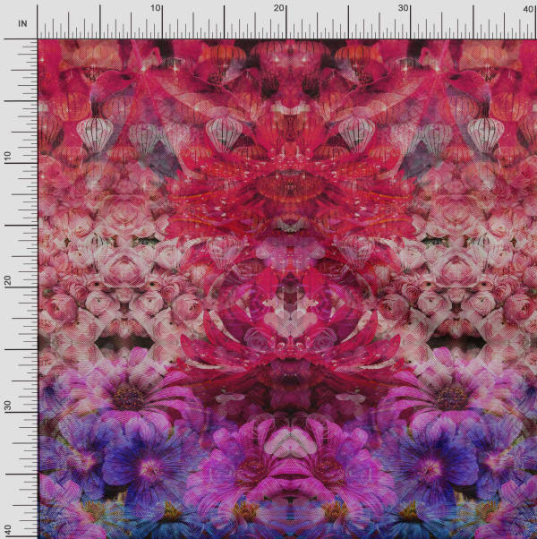 Soimoi Японский креп-атласная ткань с принтами на ткани с маргаритками и полевыми цветами по метрам 42 дюйма