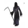 Glowing Eyes Reaper Kids Costume, Dark Knight Reaper Phantom Costume Halloween Dress Up Adult