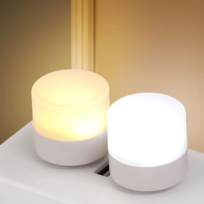 10PCS Mini USB Night Light Portable Laptops USB LED Light Eye Protection Book Reading Lights for Computer Mobile Power Charging