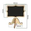 10 Pack Mini Wooden Chalkboard Blackboard Message Wedding Party Labels Tabletop Decoration