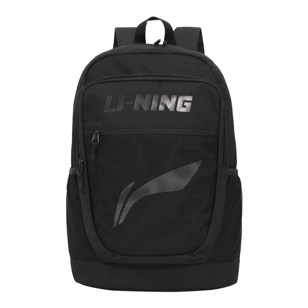 Полиэстеровый рюкзак Li Ning Обычный Унисекс Черный YBSU033-1
