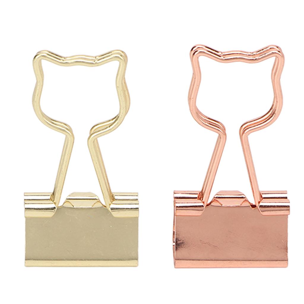 100 шт. зажимов для папок Cat для студентов 2 цвета сильная сила зажима нержавеющая металлическая офисная папка