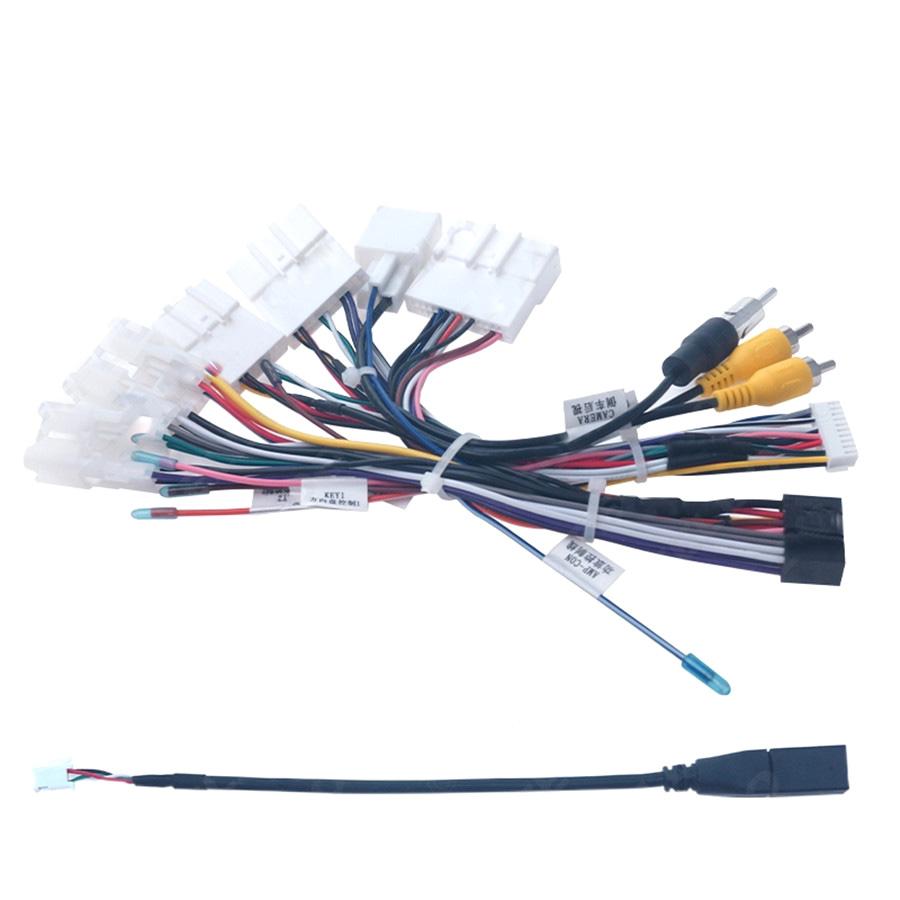 16Pin Android Wire Harness Power Cable W/ Canbus For Toyota RAV4 C-HR Highlander