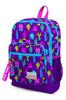 Детский школьный рюкзак с четырьмя отделениями Coral High Kids Purple Pink Cactus Patterned 23108