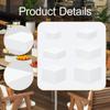 6x Display Riser Box, Table Stand Food Riser ,Nesting Riser Stands Hollow Cake Display Stand,