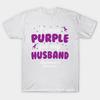 T Shirt Women Alzheimers Awareness I Wear Purple For My Husband Harajuku Print Kawaii Tshirt Summer Short Sleeve Female T-Shirt Top Tee