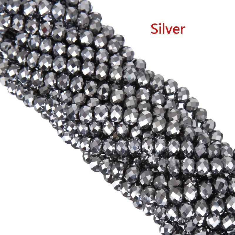 For Jewelry Making Wholesale Crystal Glass High-quality 70pcs 8mm Hot Sale Necklace Bracelet DIY Crafts Spacer Beads Beads