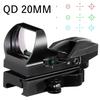 Red Dot Bk Scope De Qd Sight  20Mm Dovetail Riflescope Reflex Optics Sight for Hunting Rifle Gun Airsoft Tactical Sniper