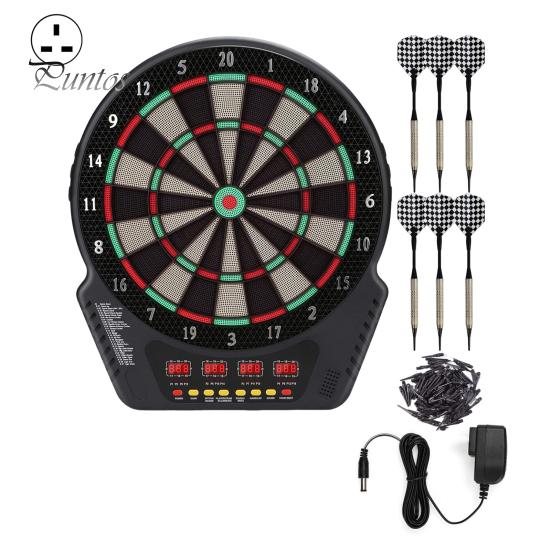 Электронная мишень для дартса с ЖК-дисплеями, низкий уровень отскока, компактный дизайн, питание от батареек, набор цифровых мягких наконечников для дартса