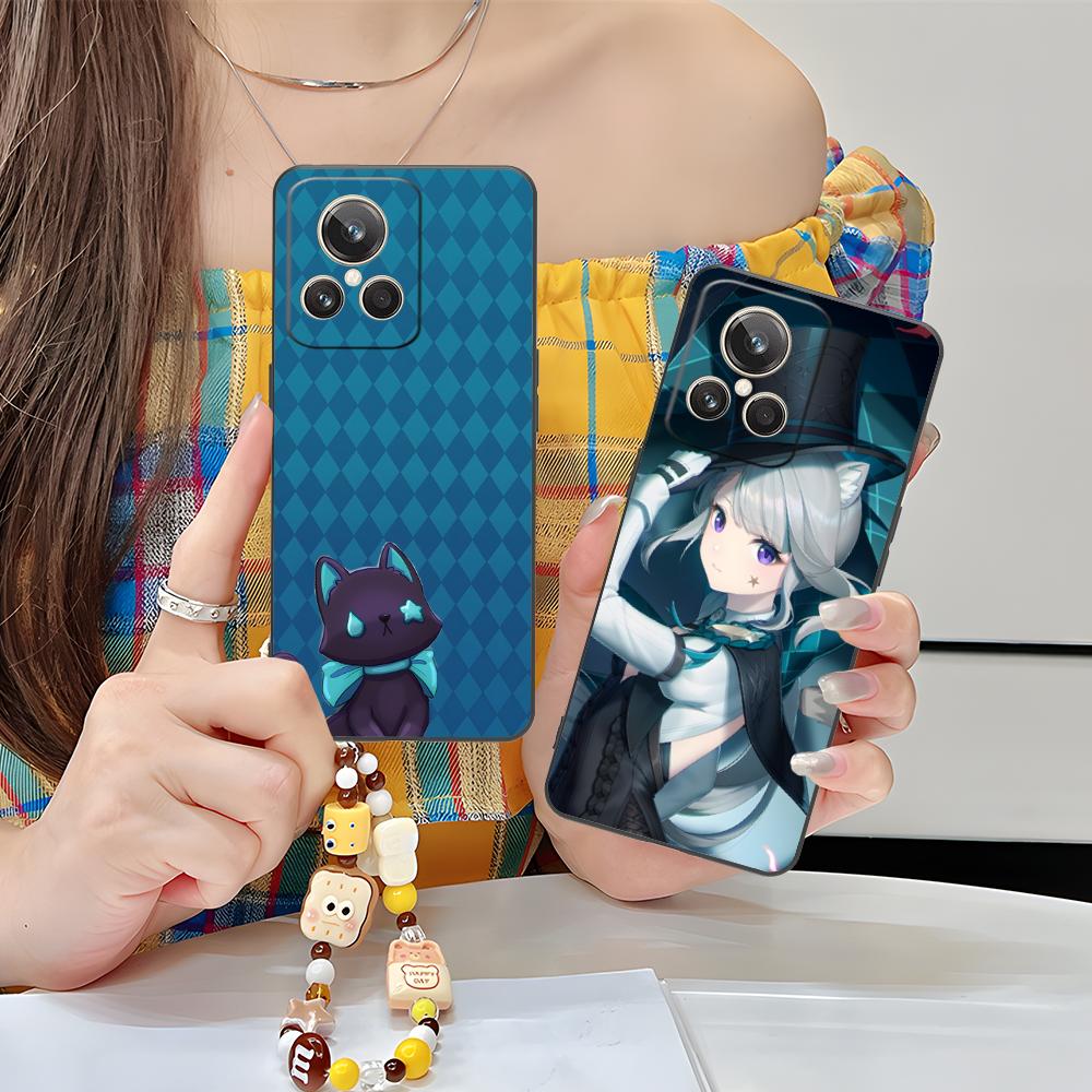 Игровой чехол GI Lynette Матовый ТПУ для мобильного телефона Realme GT 8 Neo Pro C75 73 71 C67 65 C55 53 C35 31 C20 15 Цветная крышка