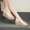 Daily Woman Shoes Wedge With Platform Waterproof Sandals For Women Sales Comfortable And Elegant Wholesale Bulk Low Price