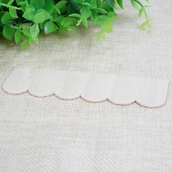 12шт 1/12 кукольный дом деревянная черепица DIY миниатюрная комната живопись аксессуар