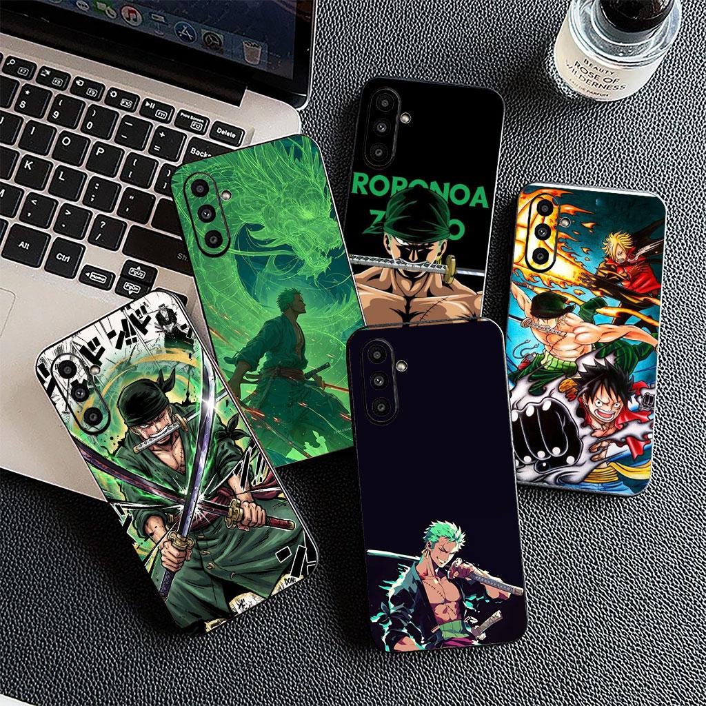 Soft Phone Cover for Apple iPhone 17 16 14 15 Pro Max Plus 15+ 16E XR ProMax Air Case Roronoa Zoro One Luffy Pieces Casing