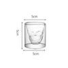 Skull Glass Cups 25/75/150/250ml Crystal Clear Creative Designer Party Bar Vodka Beer Drinking Glasses Unique Novelty Gift
