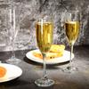 12pcs Classic Champagne Flutes Set 6 Oz Elegant Stemmed Crystal Clear Champagne Glasses Sparkling Wine Glass