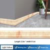 2.3m * 8cm Waterproof 3D Skirting Line Self-adhesive Waistline Edge Banding Strip