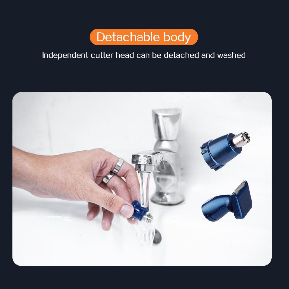 Электрический триммер для носа для мужчин, мужской эпилятор, триммер для ушей, тример для волос на лице, борода, машинки для стрижки бровей, резак, инструмент для бритья, бритва, перезаряжаемая через USB