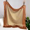 70 * 70cm New Silk Small Square Scarf For Women'S Neck Protection Professional Scarf Versatile Hair Tie Headscarf Scarf