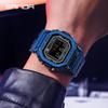 Мужские квадратные водонепроницаемые электронные часы Sanda с модной подсветкой и будильником.